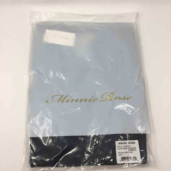 Minnie Rose Women's Studded Strap Dress Gray - Picture 7 of 7